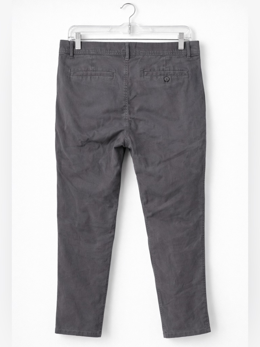 Bonobos Men’s Gray Chino Pants 34x32 Slim Casual Dress Cotton Office - Picture 2 of 4